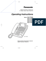 Panasonic 7400 - User - Manual PDF