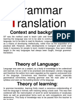 Rammar Ranslation: Context and Background