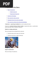 Constructor in Java