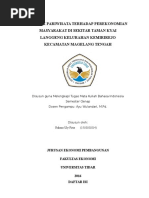 Download Dampak Pariwisata Terhadap Perekonomian Masyarakat Di Sekitar Taman Kyai Langgeng Kelurahan Kemirirejo Kecamatan Magelang Tengah by Rahma Uly Firta SN347573897 doc pdf