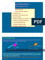 Electrostatics - I - : Electrostatic Force