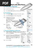  Hull With Midplane Boat