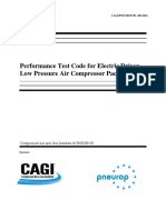 Performance Test Code For Electric Driven Low Pressure Air Compressor Packages