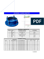 SMC Universal Flange Adaptor