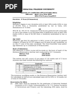 MCA2010syllabus Detailed