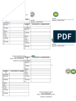 Student Clearance Form