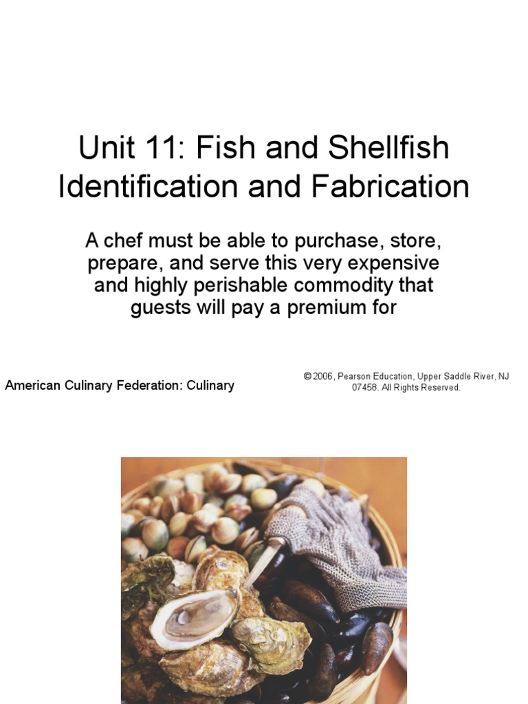 Fish and Shellfish Identification and Fabrication | PDF | Grilling ...