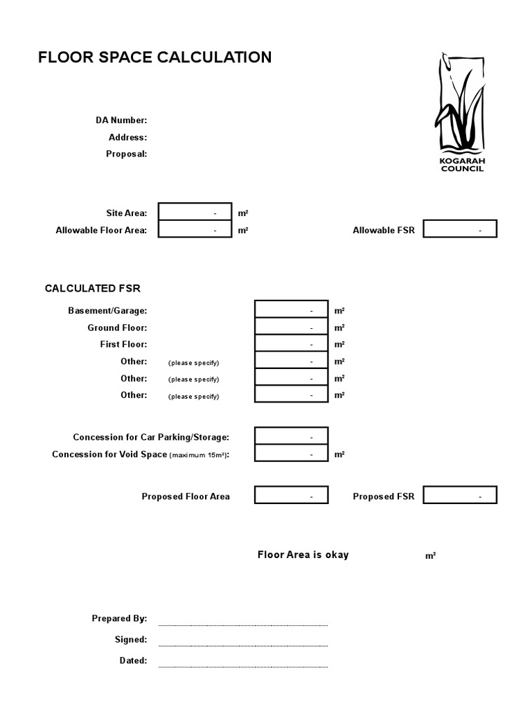 FSR Calculation Overview | PDF