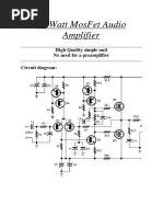 25 Watt Mosfet Amplifier