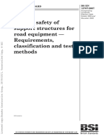 Passive Safety of SupportStructures For Road Equipment