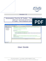 User Guide: Automation Tool For IP Traffic - Test & Measure