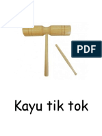 Kayu tik tok alat perkusi