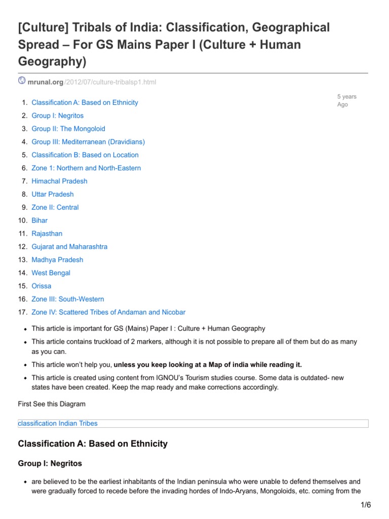 Mongoloid Tribes of India: Distribution | PDF | South Asia | Social ...