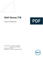 Dell Venue 7 2014 Manual PDF