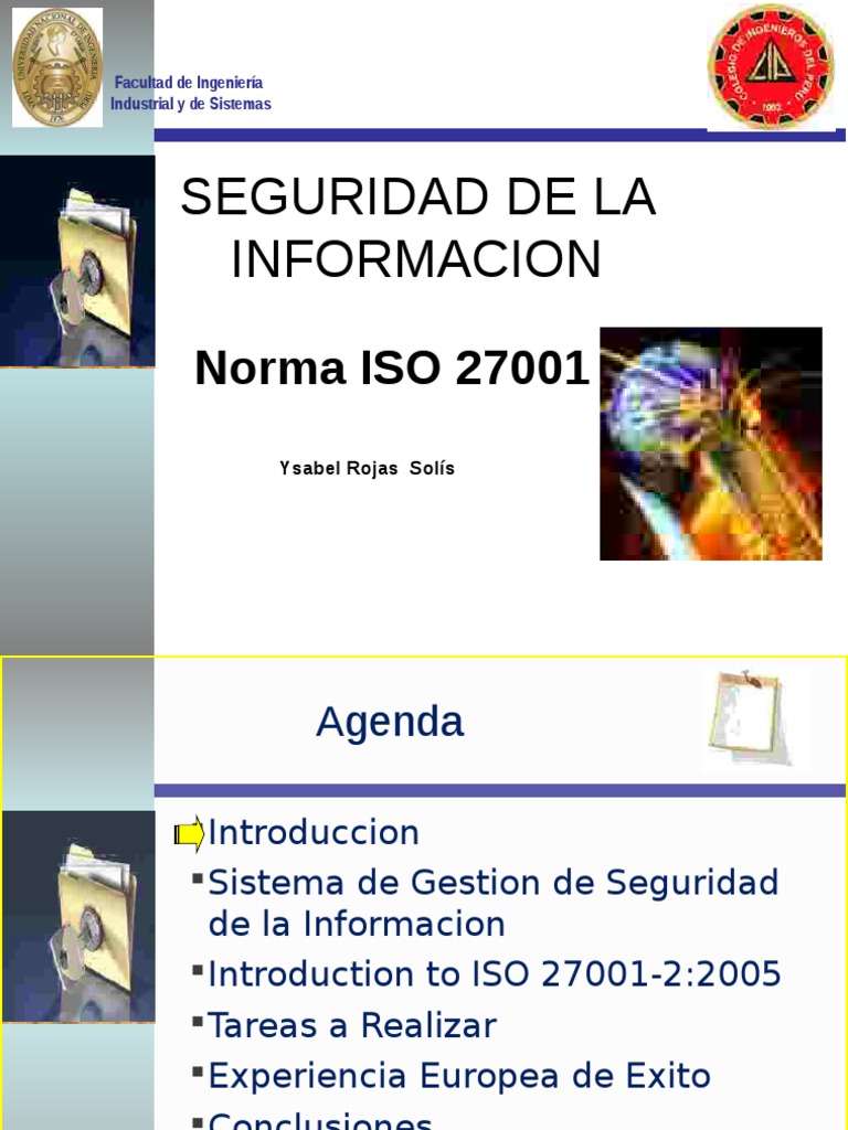 Iso 27001 | PDF | Seguridad de información | Gobierno de la información