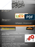 Business Communication Presentation (Ahsan Hussain) UFONE