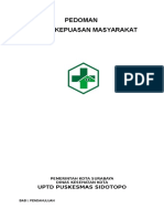 Pedoman Survey Kepuasan - Fariziyah