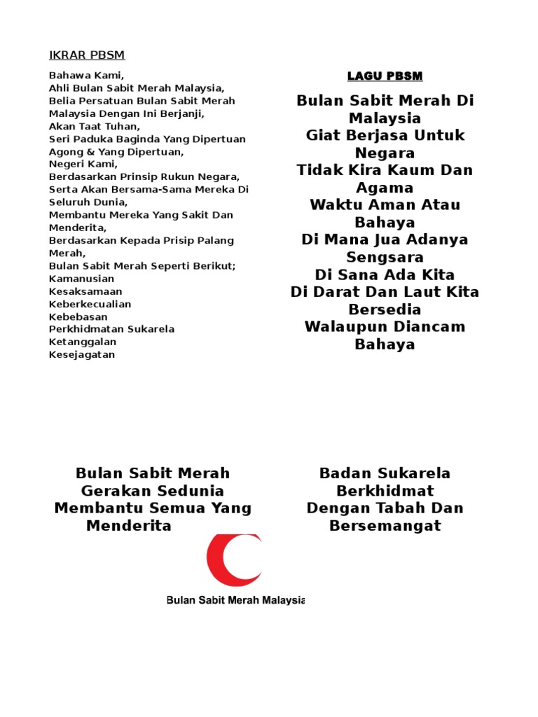 Struktur Organisasi Bulan Sabit Merah Daerah Besut