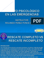 Impacto Psicológico en Las Emergencias