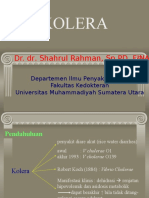 Kolera: Dr. Dr. Shahrul Rahman, SP - PD, FINASIM