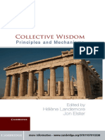 Hélène Landemore, Jon Elster, Collective Wisdom