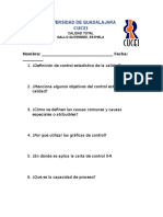 Micro Examen de Control Estadístico de La Calidad