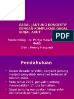 Gagal Jantung Kongestif Dengan Komplikasi Gagal Ginjal Akut