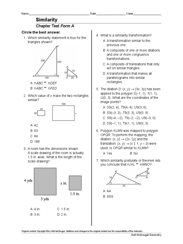 Chapter Test3 Triangle Euclidean Geometry