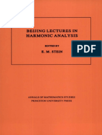 Beijing Lectures in Harmonic Analysis-Stein-0691084181