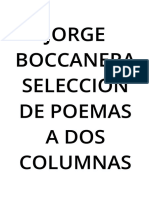 Jorge Boccanera Seleccion de Poemas a 2columnas
