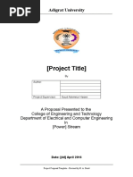 Project Proposal Template