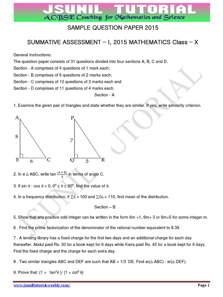 Example Of Mathematical Investigation Paper