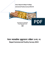 Nepal Commercial Poultry Survey 2071 - 72