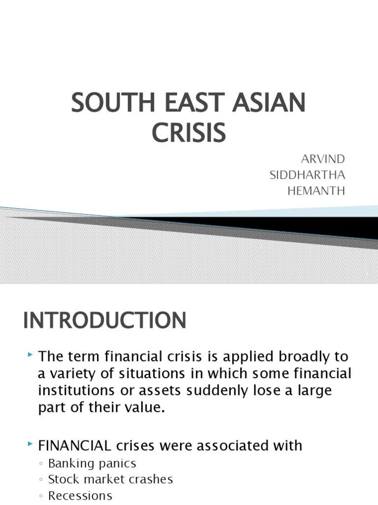 Southeast Asian Financial Crisis 1997 | PDF | 1997 Asian Financial ...