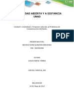 Unidad 2. Actividad 5. Proponer Solución Al Problema de Contaminación Del Suelo.