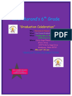 Mrs. Morand's 6 Grade: "Graduation Celebration"