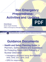 Radiation Activities and Updates - C Brown PDF