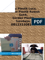 Tirai Plastik Lucu, Gorden Plastik Rumah Sakit, Gorden Plastik Surabaya, 081232308116