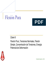 Clase 8 - Flexion Pura V250505 PDF
