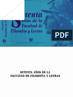 70 años de la Facultad de Filosofía y Letras.pdf