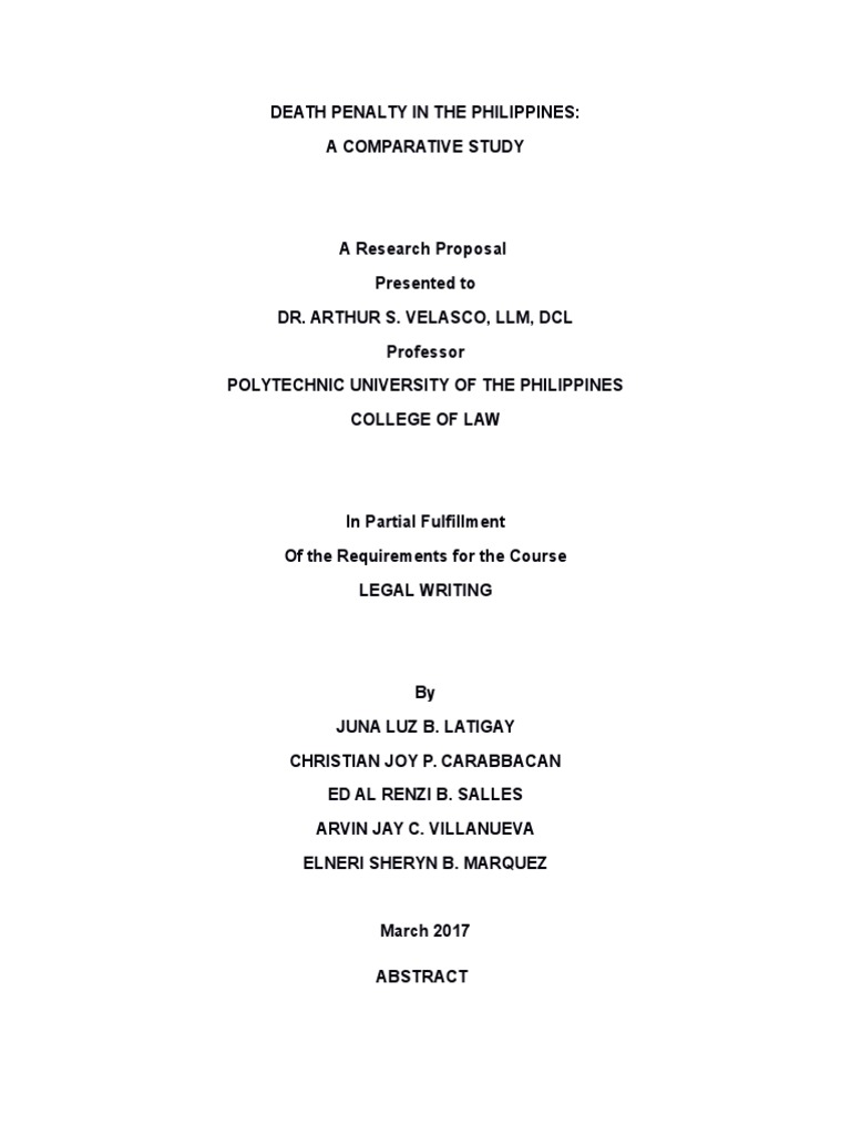 An example of a well-written research proposal image