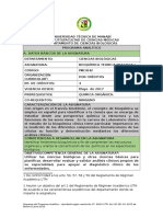 P.E.A. Bioquimica I Lab. Clínico Abril-sept 2017