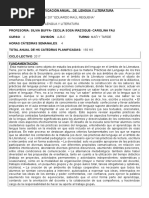 Planificacion Lengua 2017