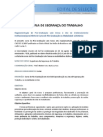 Curso Especialização Engenharia Segurança Trabalho Online