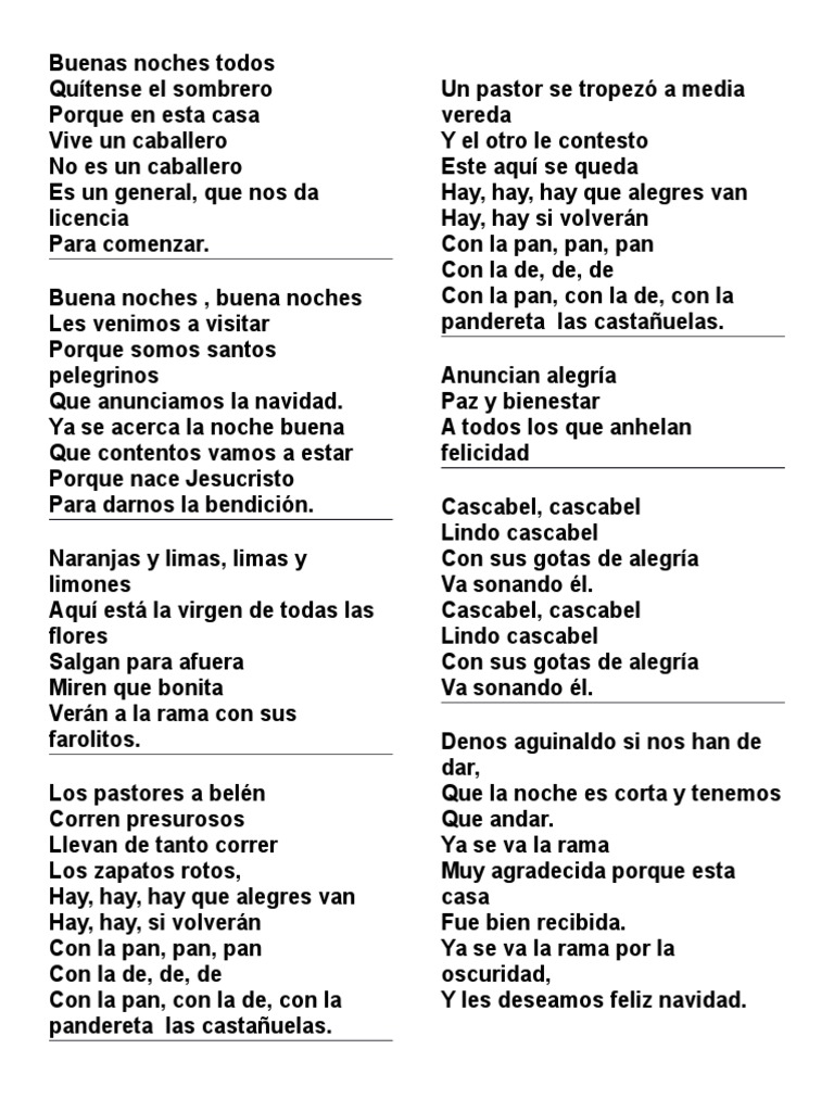Letra de la Canción de la Rama | PDF
