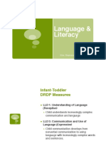 curriculum content- language and literacy