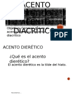 Acento Dierético y Acento Diacrítico