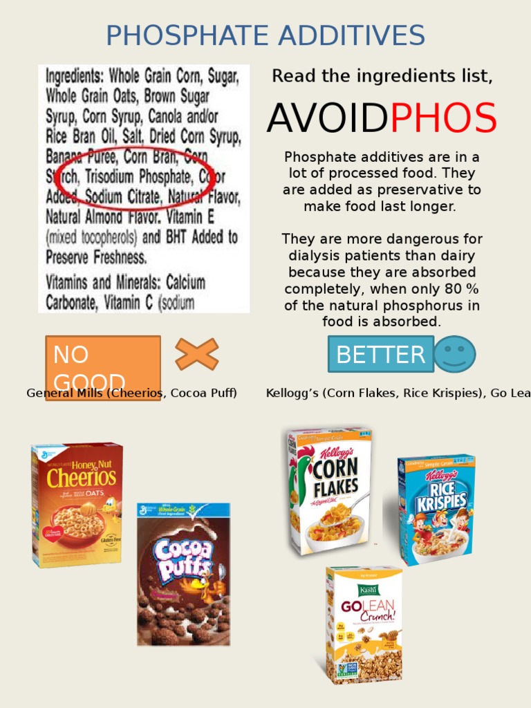Phosphate Additives in Processed Foods | PDF
