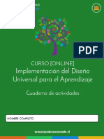 Implementación Del Diseño Universal para El Aprendizaje: Curso (Online)