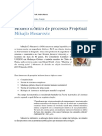 Modelo Icônico de Processo Projetual Mihajlo Mesarovic